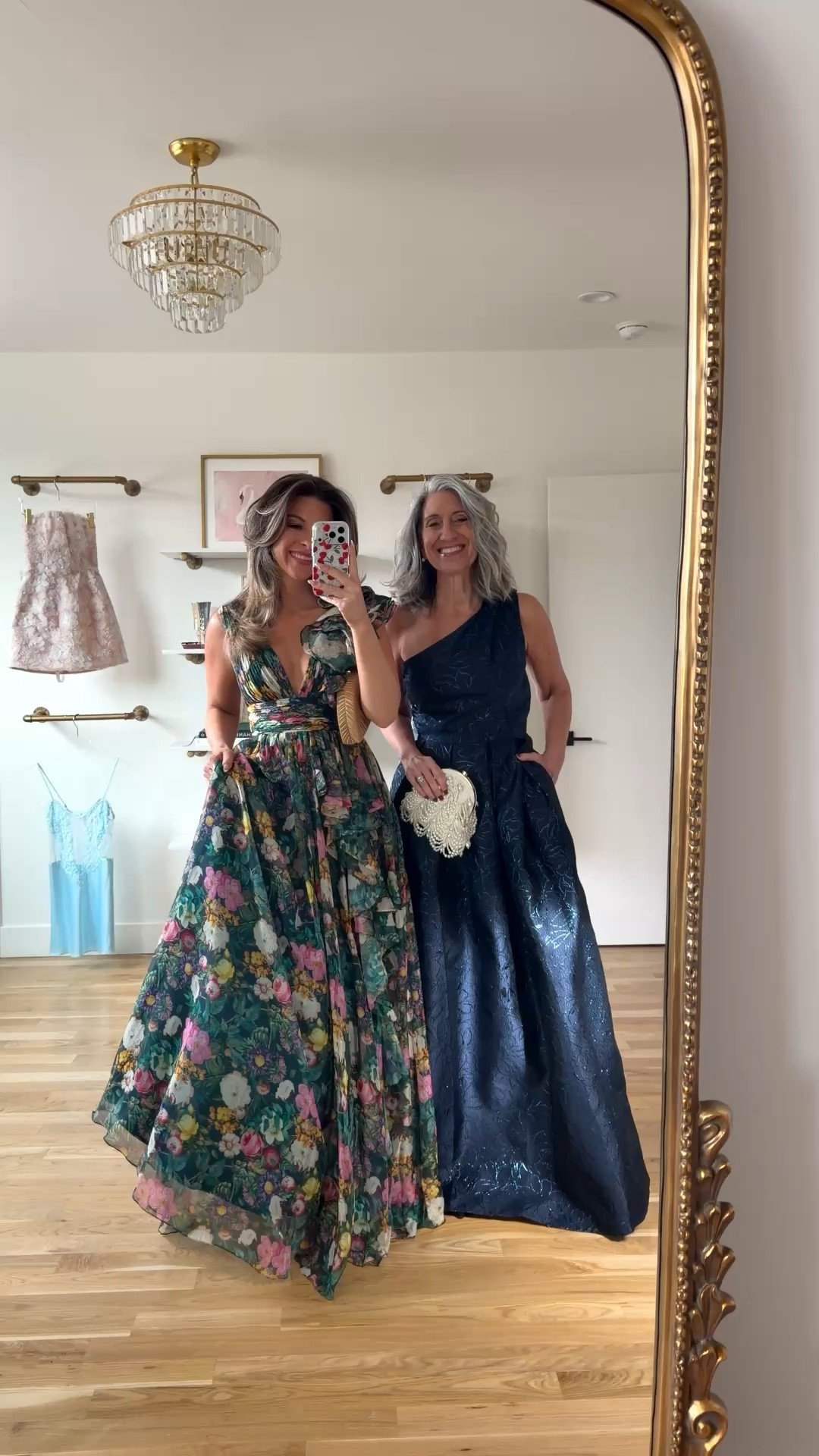 Mom and me wedding guest and spring formal event dresses green floral And blue one shoulder dress

Mac duggal code: emerson10

I sized down in my dress
Mom wears a medium/6

Wedding guest
Formal event
Black tie
Mother of the bride
Floral
Metallic
Special occasion
Spring event

#LTKWedding #LTKootd #LTKSeasonal