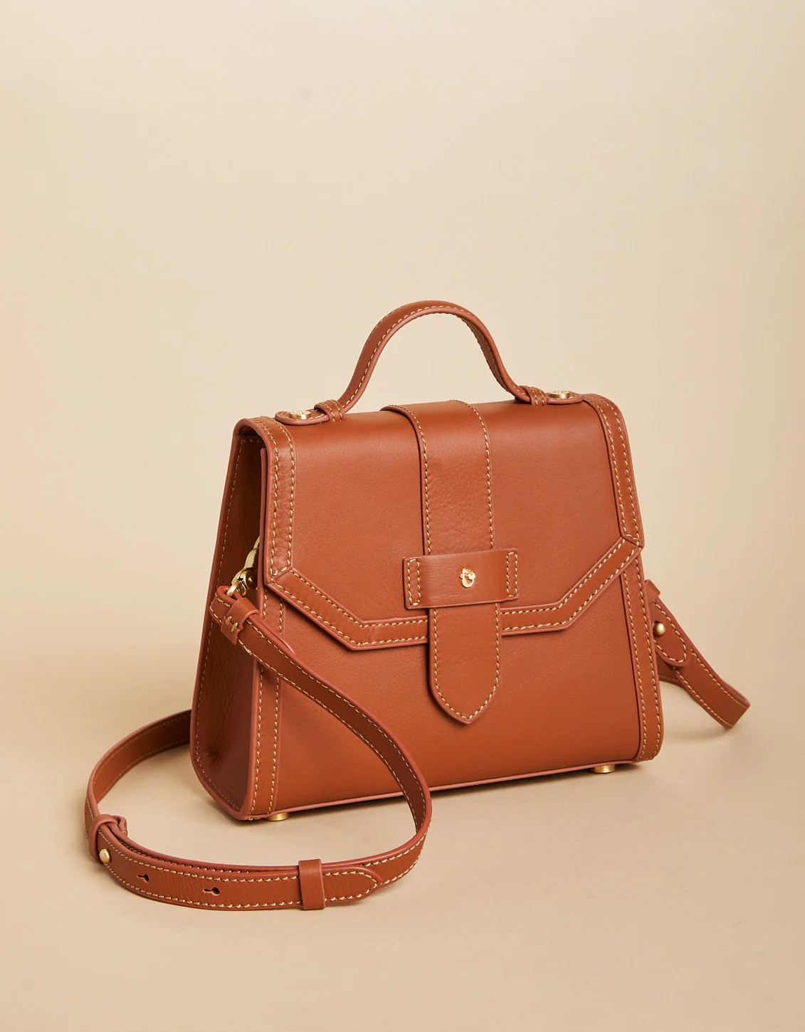 Siren Sara Satchel Crossbody Chestnut | Spartina 449