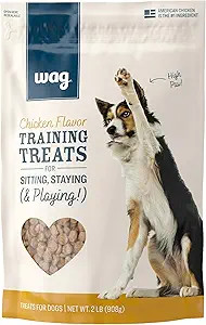 Amazon.com : Amazon Brand – Wag Chicken Flavor Training Treats for Dogs, 2 lb. Bag (32 oz) : Pe... | Amazon (US)