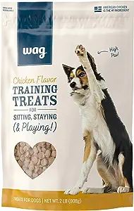 Amazon.com : Amazon Brand – Wag Chicken Flavor Training Treats for Dogs, 2 lb. Bag (32 oz) : Pe... | Amazon (US)
