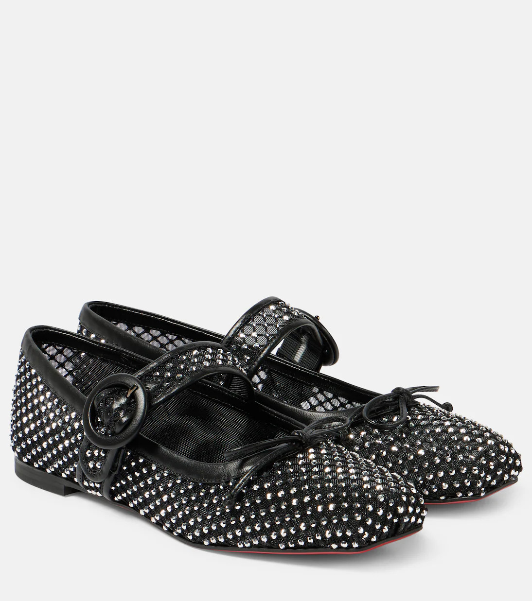 Mamastrapitina embellished mesh ballet flats | Mytheresa (US/CA)