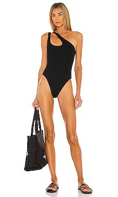 L*SPACE Phoebe One Piece in Black from Revolve.com | Revolve Clothing (Global)