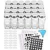 Aozita 24 Pcs Glass Spice Jars/Bottles - 4oz Empty Square Spice Containers with 612 Spice Labels ... | Amazon (US)