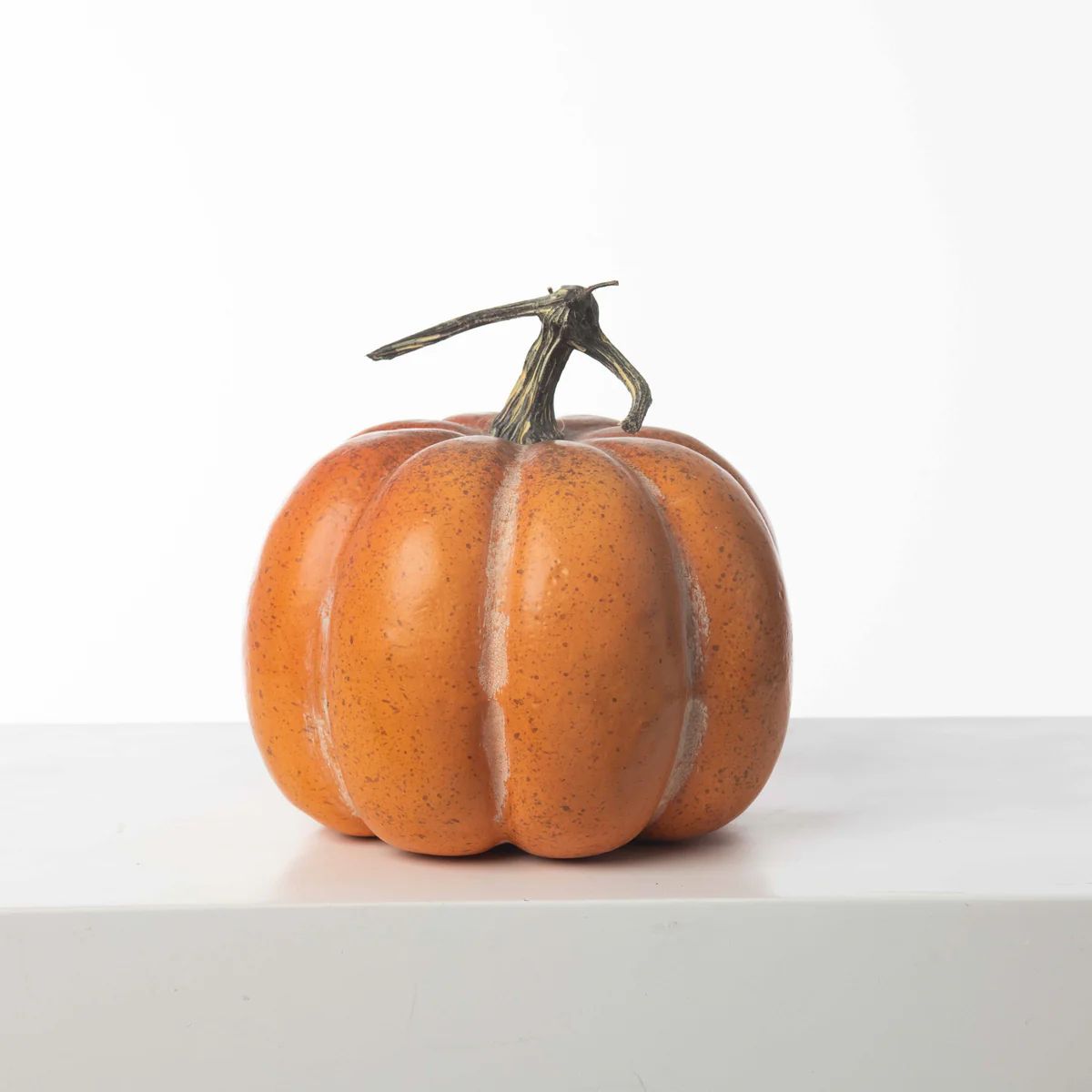Medium-Sized Orange Pumpkin Halloween & Thanksgiving Fall Home Décor | Darby Creek Trading