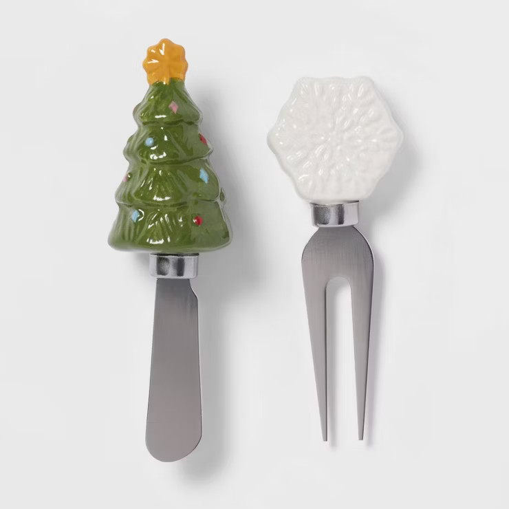 2pc Stainless Steel Cheese Tool Set - Threshold™ | Target