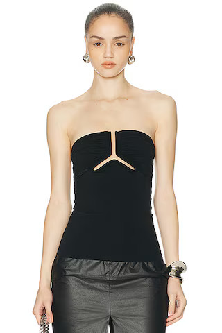 Alannah Prong Bustier Top | FWRD 