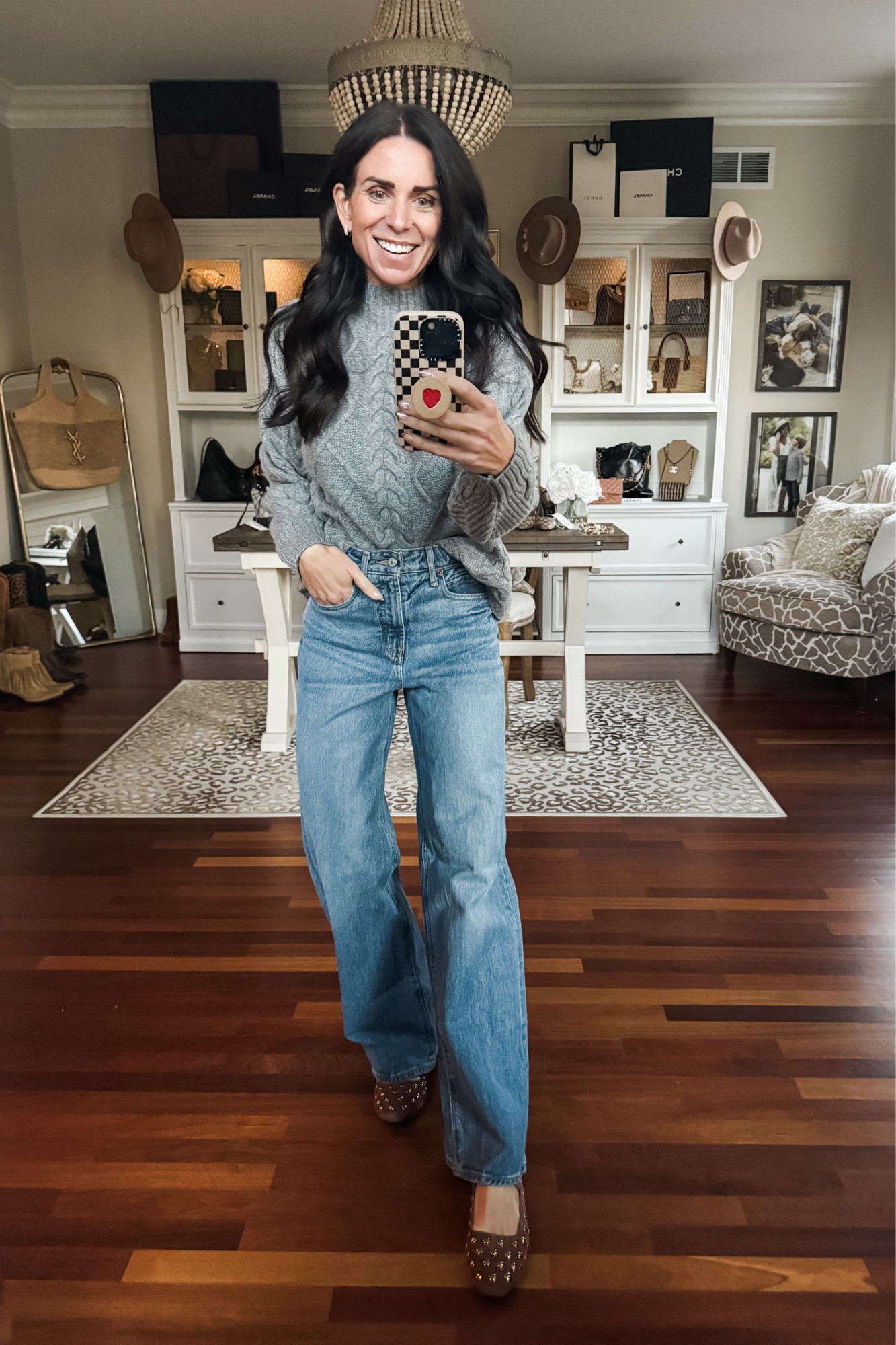 Small sweater
0 denim 

#LTKStyleTip #LTKSeasonal #LTKFindsUnder50