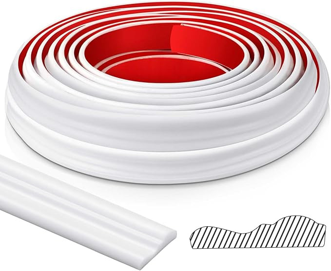 32.8ft Peel and Stick Molding Chair Rail Panel Flexible Wall Molding Trim Self Adhesive Panel Mou... | Amazon (US)