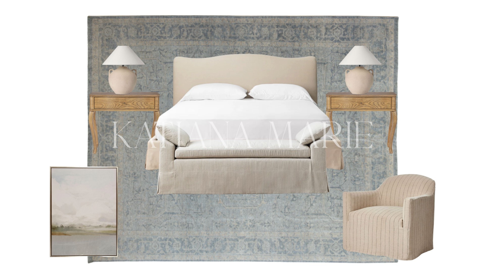 Josephine rug from Cloth and Wool. A free digital download with links to all items available at: www.clothandwoolshop.com

Search for: Josephine Styling - Primary or Guest Bedroom

#LTKHome