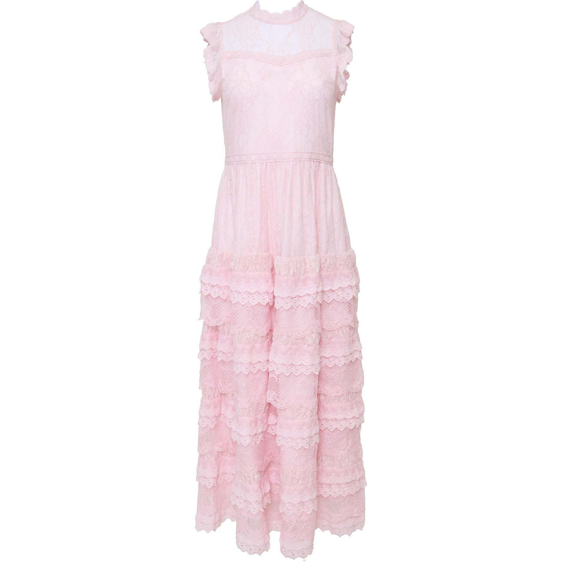 Annie Dress in Light Pink | Maisonette