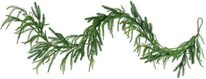 Christmas Garland Decorations, Norfolk Pine Garland Ornament, Realistic Pine Garland Artificial G... | Amazon (US)
