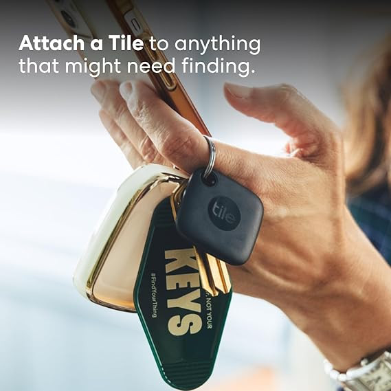 Tile Mate (2022) 1-Pack, Black. Bluetooth Tracker, Keys Finder and Item Locator; Up to 250 ft. Ra... | Amazon (US)