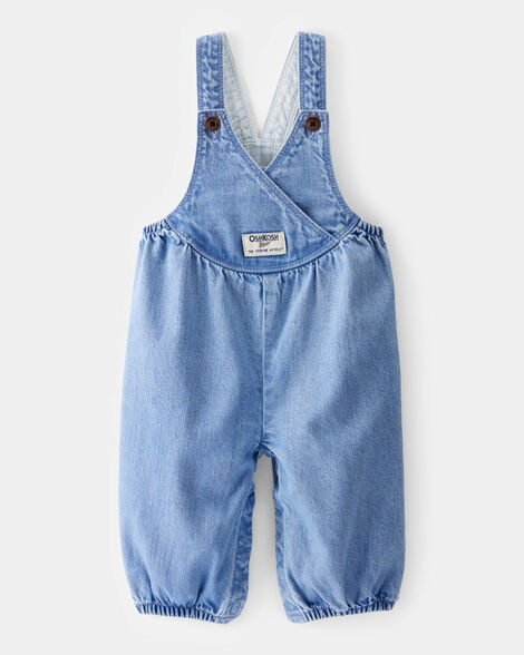 Baby  Vintage Inspired Chambray V-Neck Overalls  - Nostalgia Wash | Carter's Inc