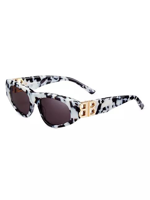 Balenciaga 53MM Narrow Sunglasses | Saks Fifth Avenue