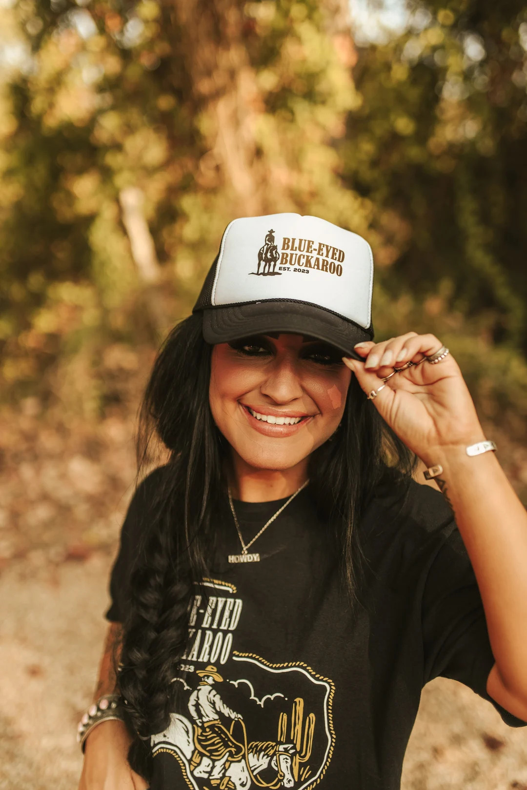 Blue-Eyed Buckaroo Trucker Caps | Etsy (US)