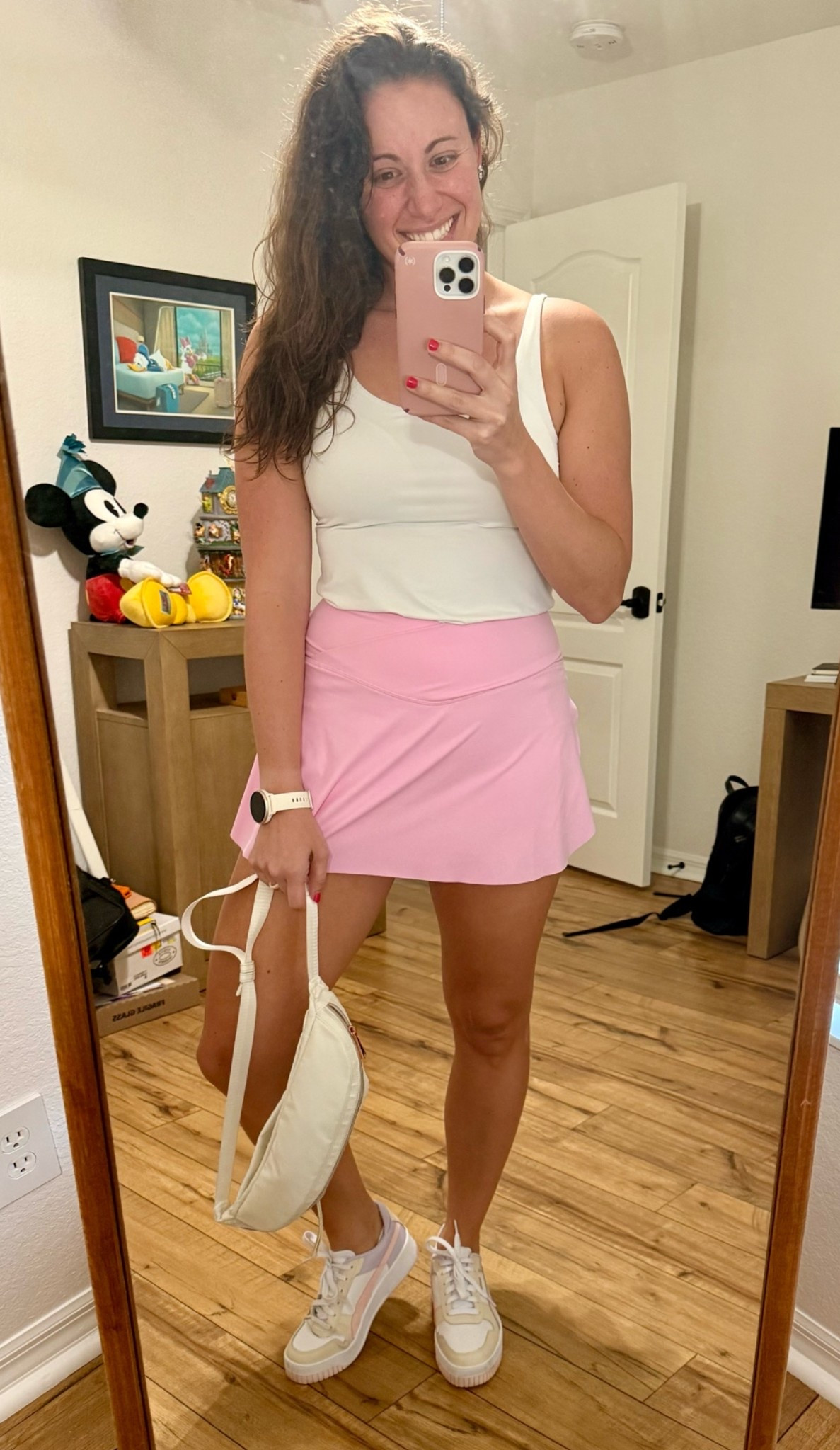 Today’s outfit is made of many of my favorite athleisure pieces! Y’all know I love Halara and their skirts are some of my absolute favorites! I paired it with a Uniqlo cooling tank, puma sneakers and my prism crossbody bag! Perfect fit for hot summer weather and running around town!

#LTKdayinmylife #LTKgrwm #LTKootd