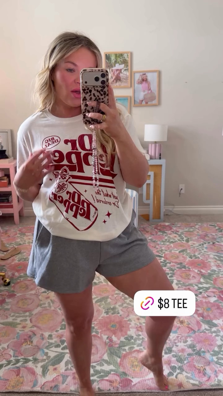 Cute eight dollar Dr Pepper tee!

#LTKSeasonal #LTKMidsize