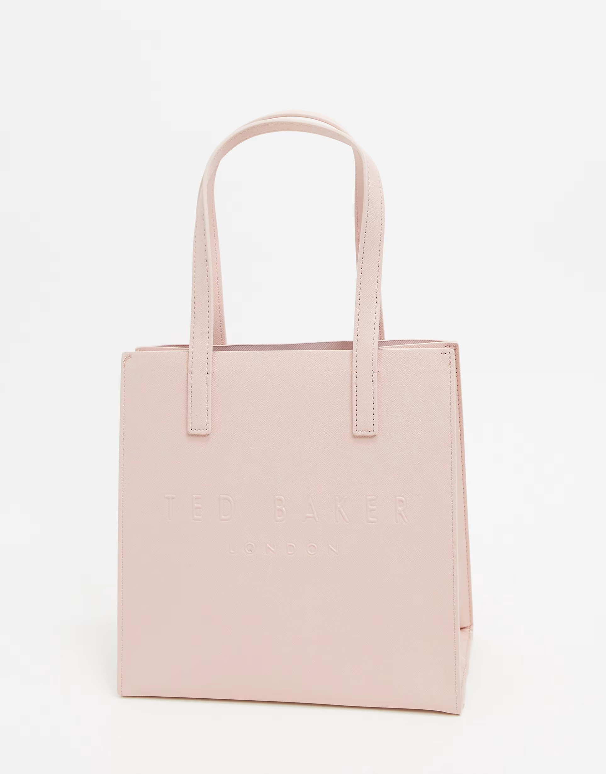 Ted Baker seacon crosshatch small icon bag in pink | ASOS (Global)