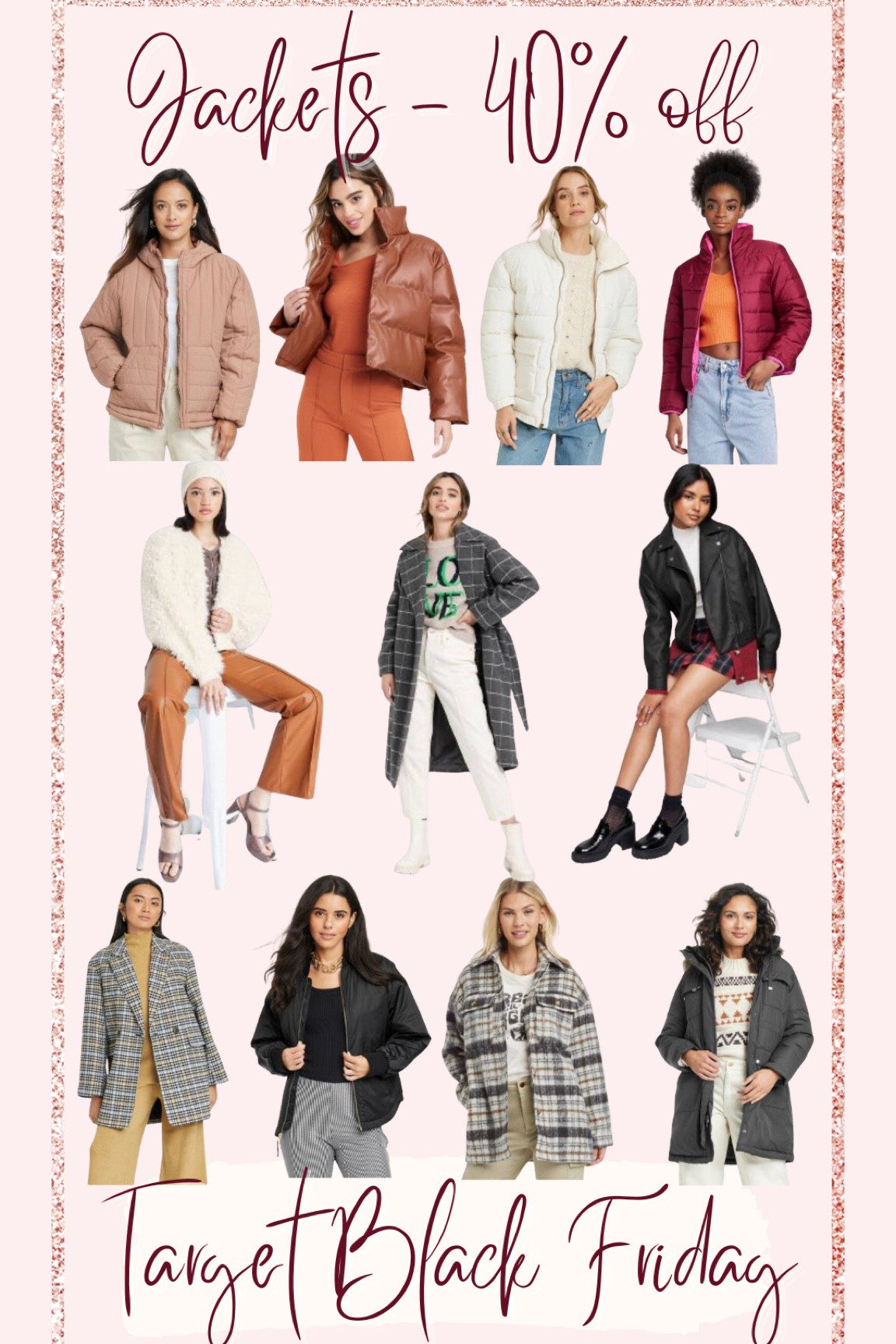 Target Jackets are 40% off  

#LTKsalealert #LTKunder50 #LTKCyberweek