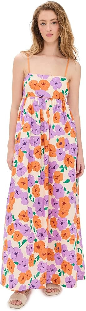 English Factory Women's Print Empire Waist Maxi Dress | Amazon (US)