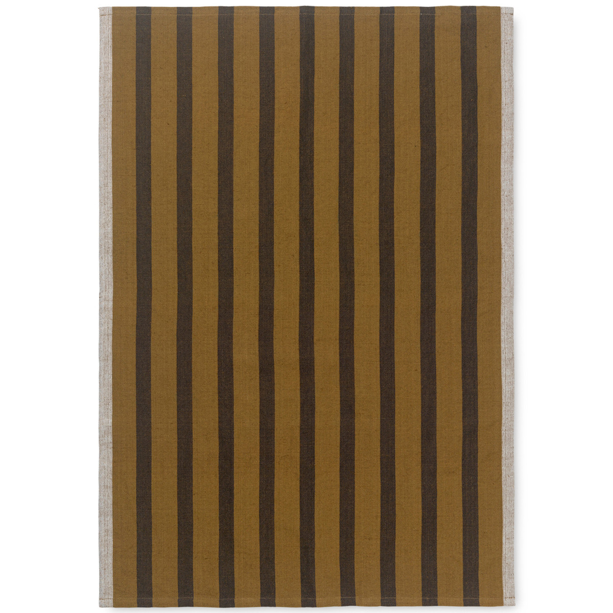 ferm LIVING Hale tea towel, sugar kelp - black | Finnish Design Shop (FI)