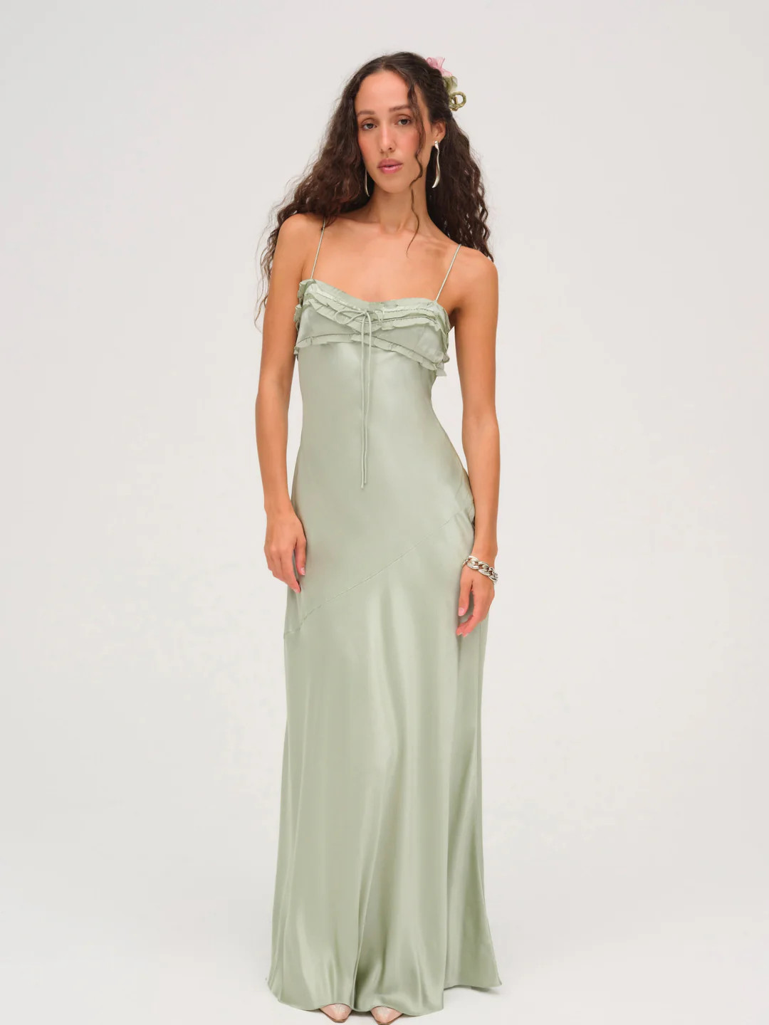 Natalie Maxi Dress \u2014 Desert Sage | For Love & Lemons