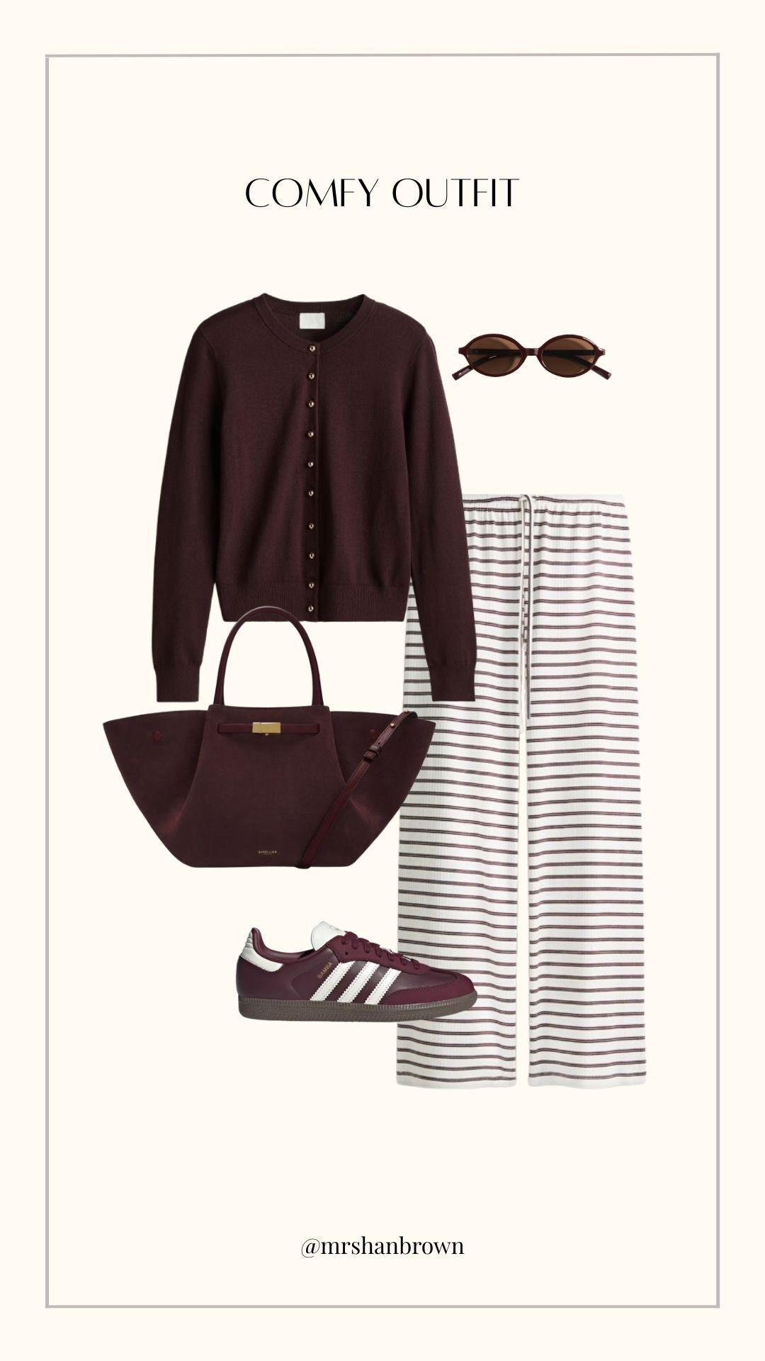 One of my favourite colours of the season, so had to do a full burgundy look 😍

Comfy outfit, wide leg trousers, burgundy, autumn trends, autumn outfit, suede bag, DeMellier

#LTKautumn #LTKstyletip #LTKuk