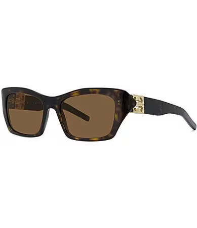 Givenchy Women's 4G Liquid 54mm Square Havana Sunglasses - Dark Havana/Brown | Dillard's
