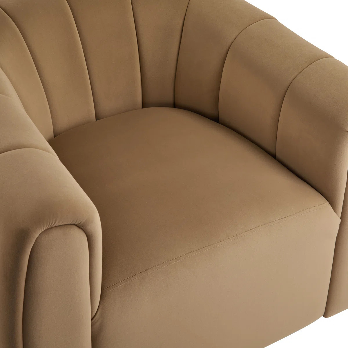 Maravilla Upholstered Swivel Barrel Chair | Wayfair North America