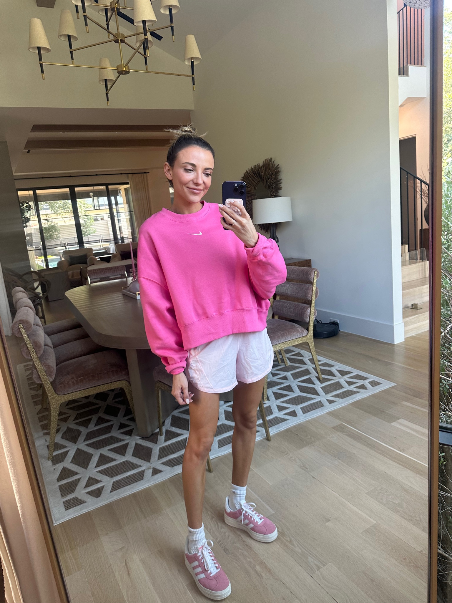 Barbie inspired outfit 🩷

Lululemon shorts, NSale Nike crewneck, adidas sneakers, SET socks 

#LTKFitness #LTKSeasonal #LTKxNSale