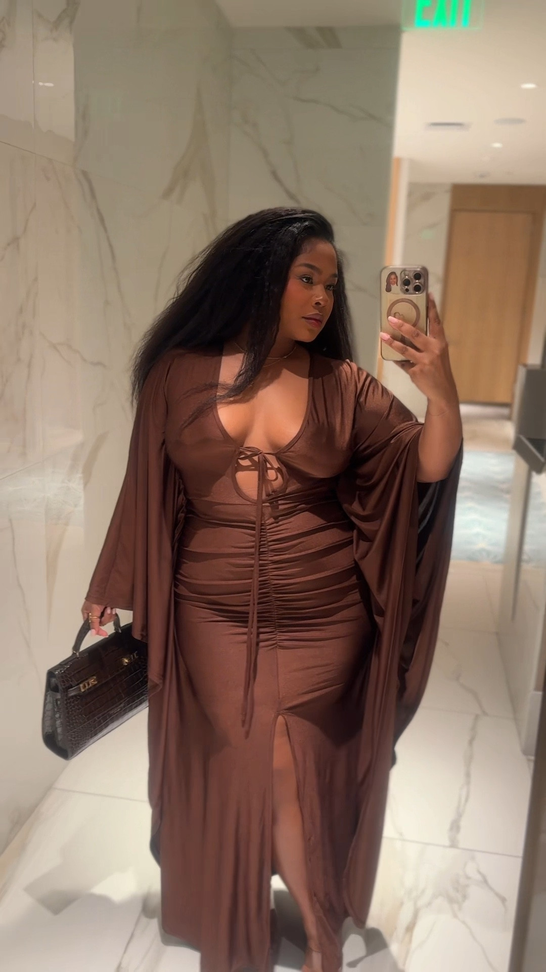 This ultra stretchy dress with the deep cut?! Aum yes please!! 

#LTKFindsUnder100 #LTKMidsize #LTKPlusSize