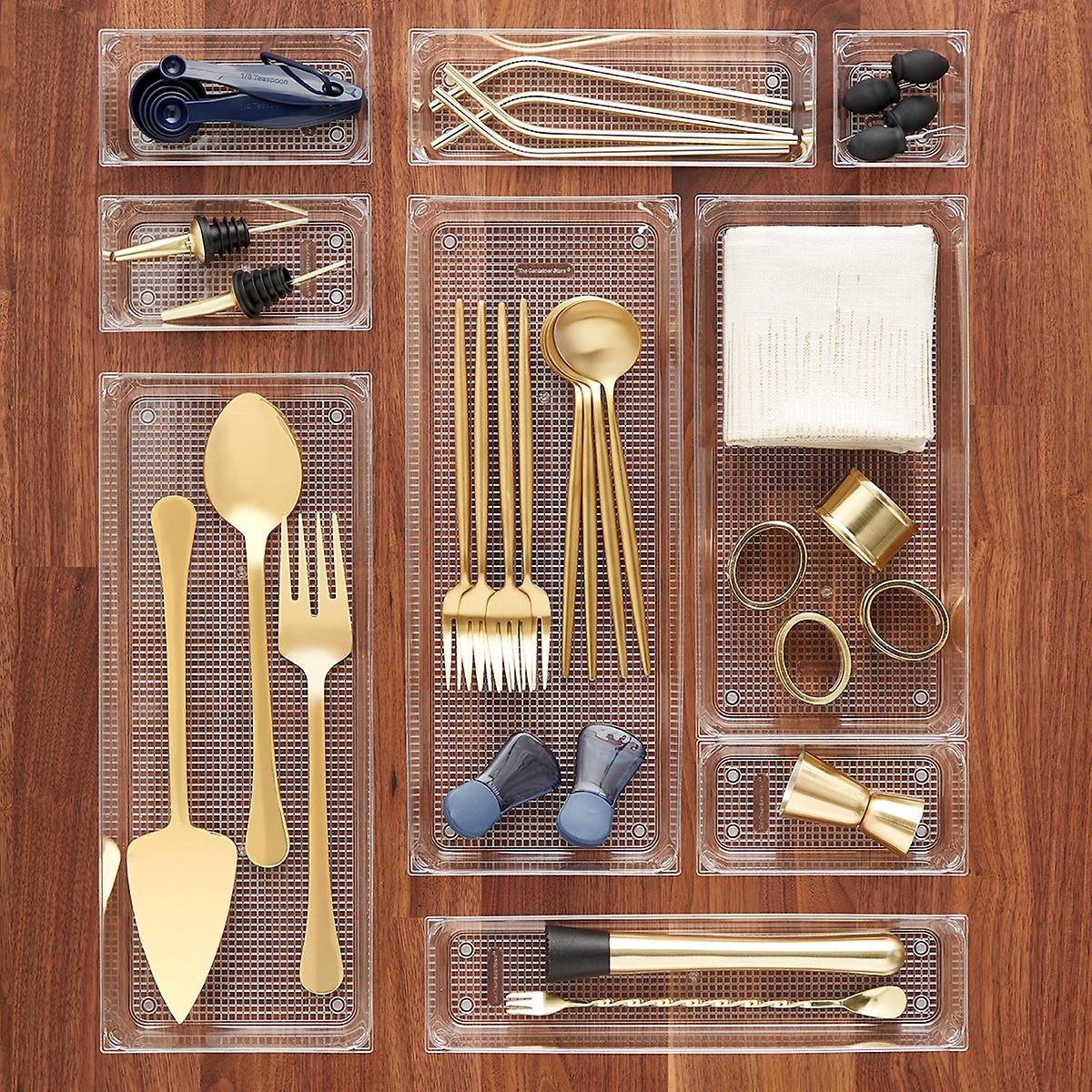The Everything Drawer Organizer Clear | The Container Store