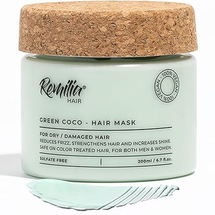 Remilia Hair Mask for Dry Damaged Hair and Growth - Deep Conditioning Hair Mask with Coconut Oil,... | Amazon (US)