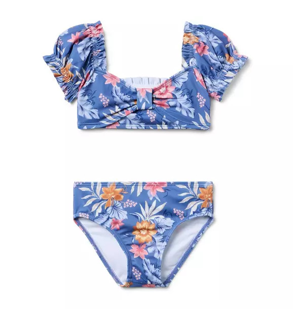Recycled Tropical Floral Sweetheart 2-Piece Swimsuit | Janie and Jack
