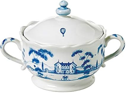 Juliska Country Estate Delft Blue Lidded Sugar/Jam Bowl Main House | Amazon (US)