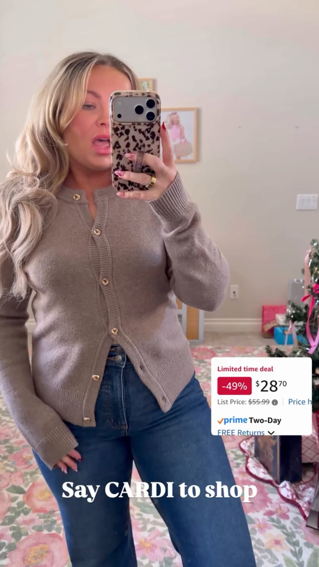 Cute new cardigan !

#LTKMidsize #LTKSeasonal #LTKSaleAlert