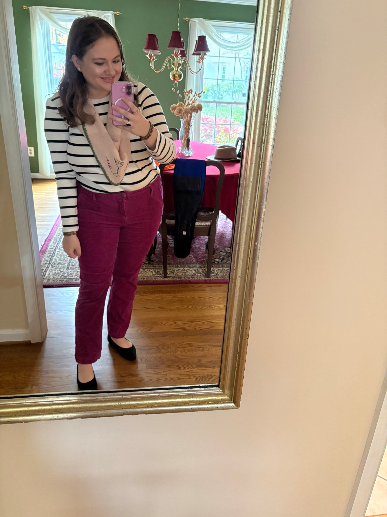 November 9, 2025 OOTD! 

Striped Tee • Striped Shirt • Striped Top • Neck Scarf • Icon Scarf • Scarf • Comfortable Flats • Flats

#LTKMidsize #LTKPetite #LTKootd