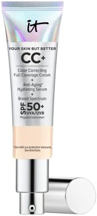 IT Cosmetics Your Skin But Better CC+ Cream, Light (W) - Color Correcting Cream, Full-Coverage Fo... | Amazon (US)
