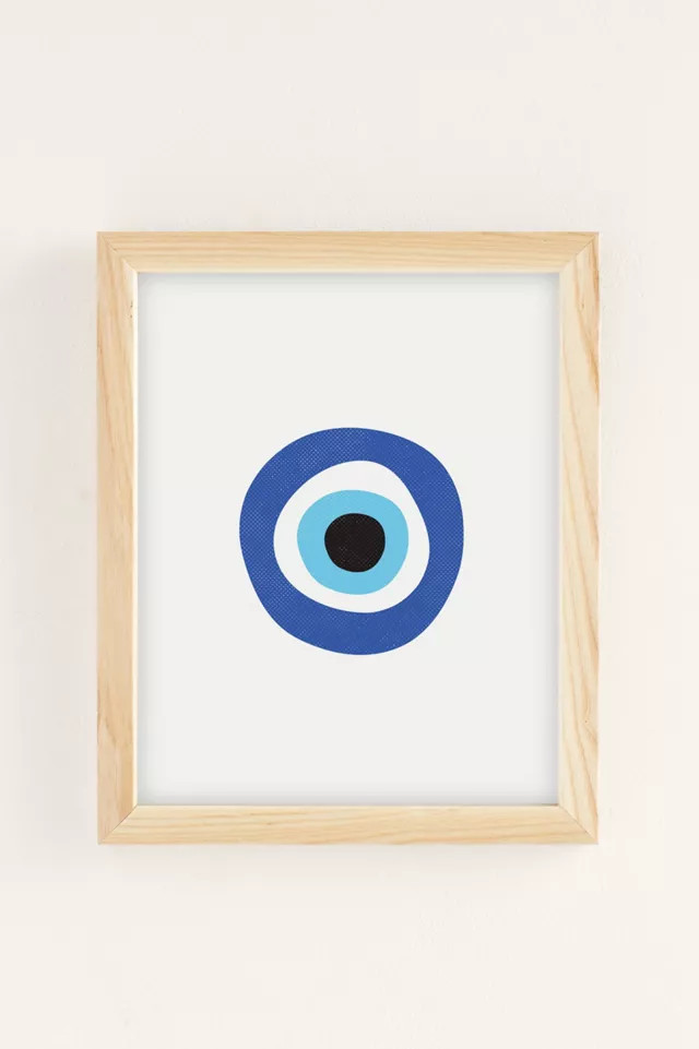 Inogitna Evil Eye Symbol Art Print | Urban Outfitters (US and RoW)