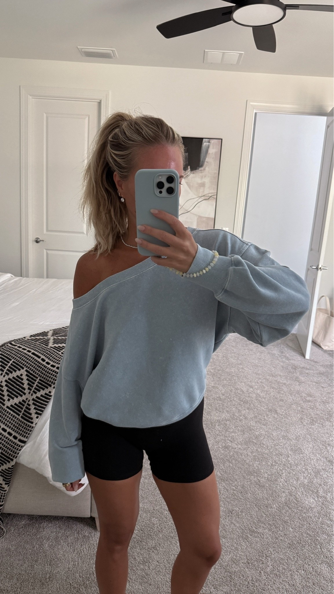 Cute off the shoulder sweatshirt + black bike shorts.
@Aerie 

aerie haul, aerie try on, aerie sale, aerie style, loungewear, comfy style, casual outfit, cozy fashion, everyday basics, women's fashion, spring style, summer basics, ootd

#LTKootd #LTKSaleAlert