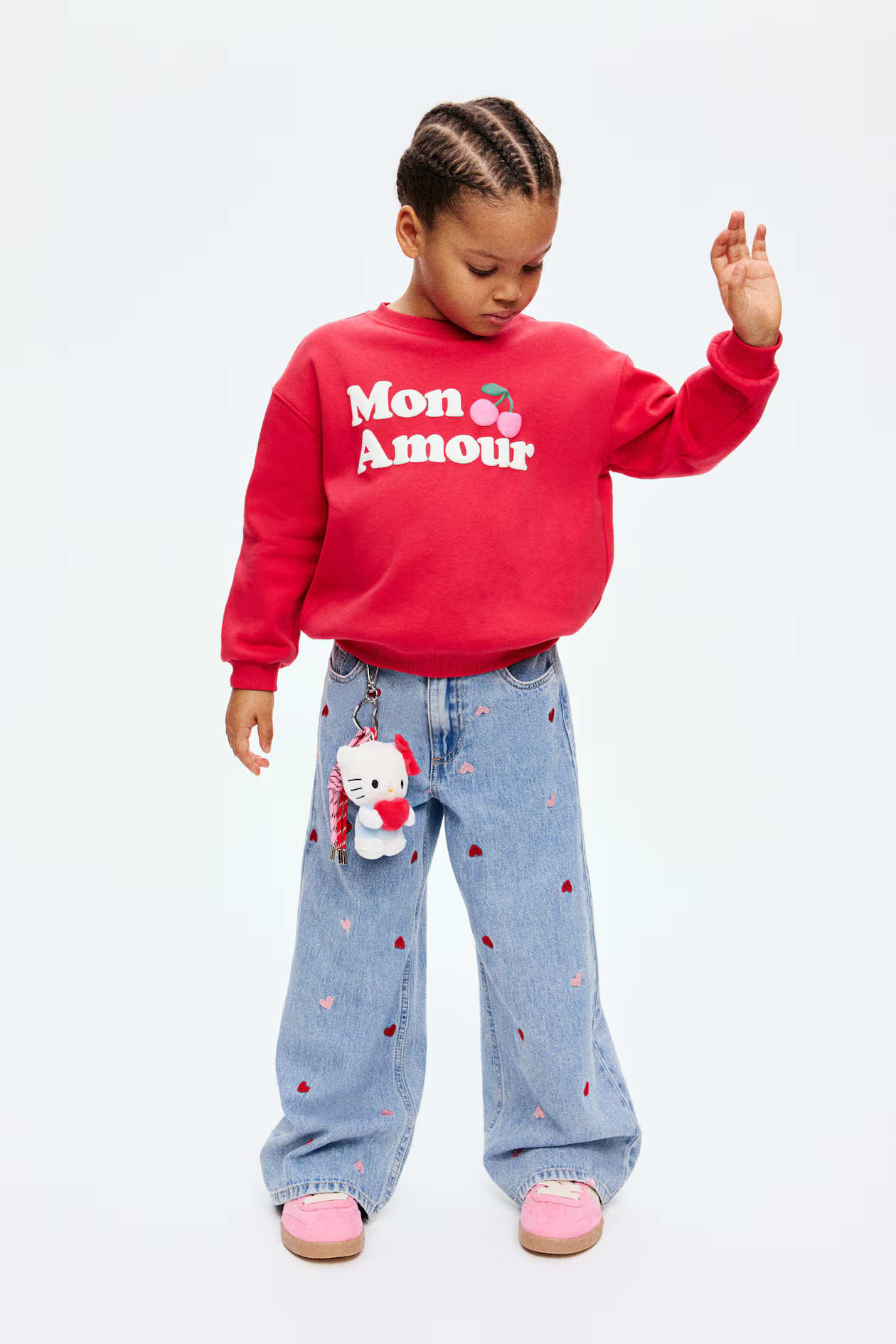 Wide-Leg Jeans with Motif Details | H&M (US + CA)