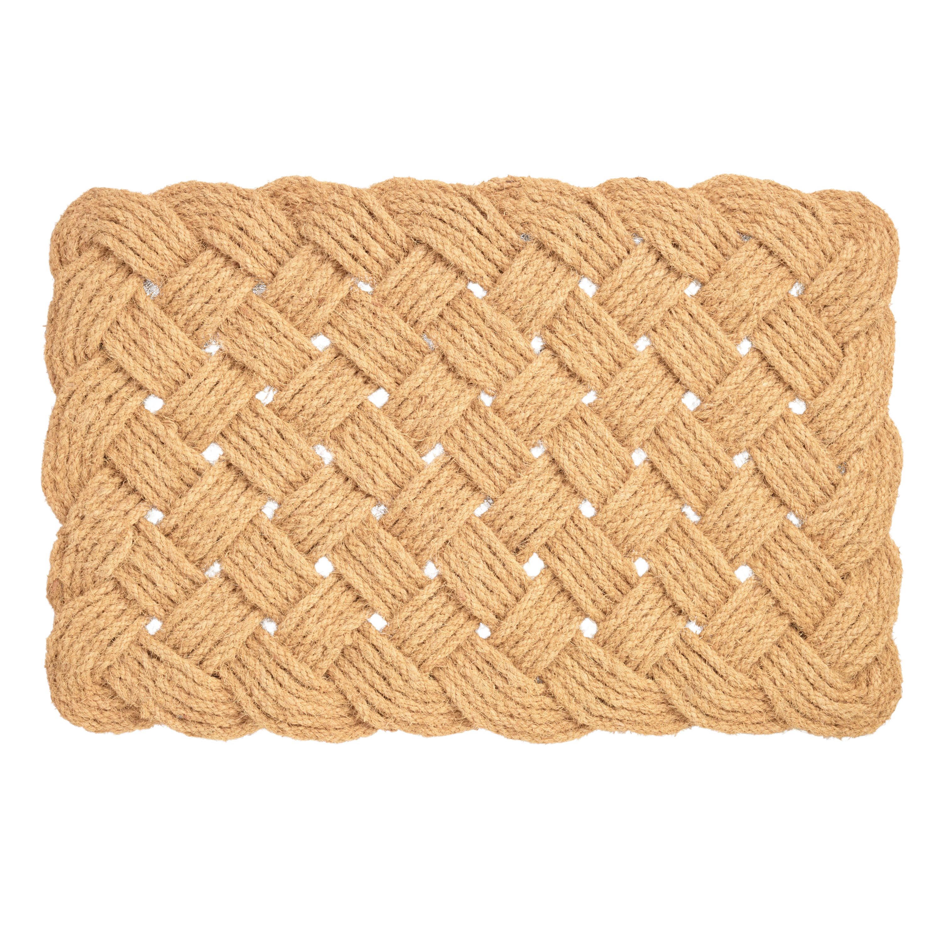 Natural Coir Rope Knot Doormat | World Market
