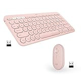 Logitech K380 Multi-Device Wireless Bluetooth Keyboard for Mac + Pebble M350 Wireless Mouse with Blu | Amazon (US)