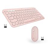 Logitech K380 Multi-Device Wireless Bluetooth Keyboard for Mac + Pebble M350 Wireless Mouse with Blu | Amazon (US)
