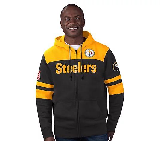 NFL Full Zip Color Blocked Hoodie - QVC.com | QVC