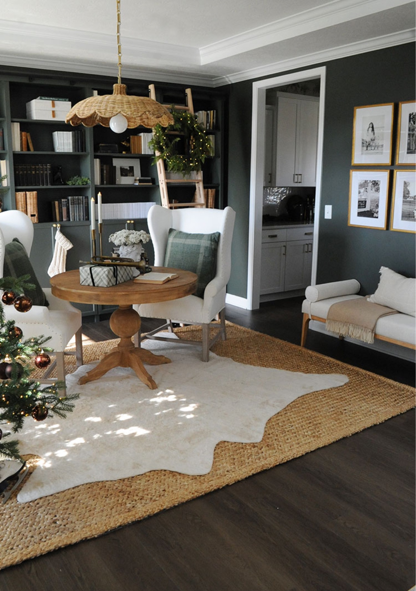 Christmas decor in our library...

#LTKSeasonal #LTKHoliday #LTKhome