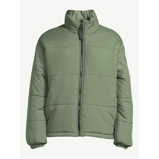 Free Assembly Women's Oversized Puffer Jacket | Walmart (US)