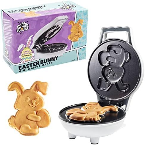 Easter Bunny Mini Waffle Maker - Make Holiday Breakfast Special for Kids & Adults with Cute Bunny Wa | Amazon (US)