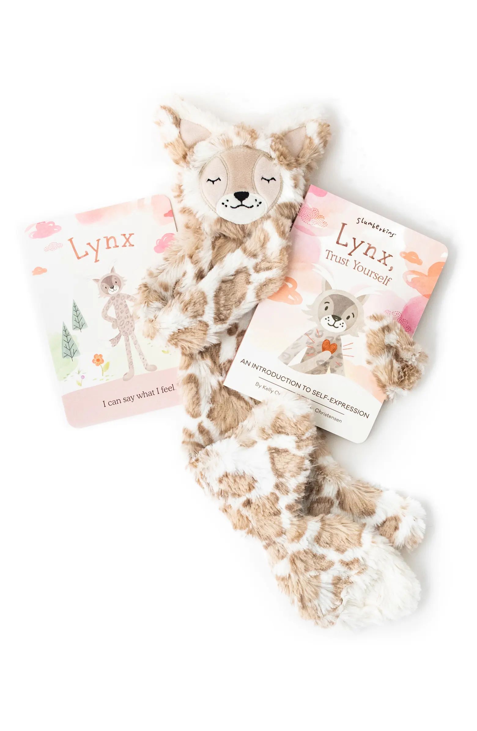 Slumberkins Lynx Stuffed Animal & 'Lynx, Trust Yourself' Board Book | Nordstrom | Nordstrom