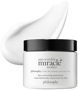 philosophy anti-wrinkle miracle worker line-correcting face moisturizer - with vitamin C & hyalur... | Amazon (US)